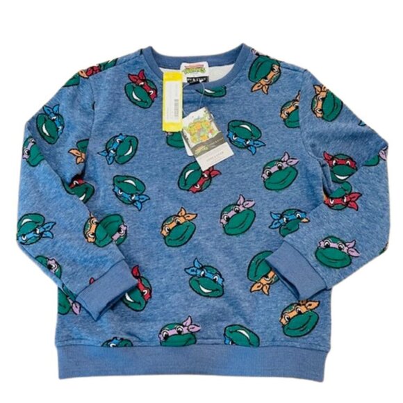 TMNT x Andy & Evan® Teenage Mutant Ninja Turtles Blue Unisex Sweat Set NWT 8 - Picture 3 of 11